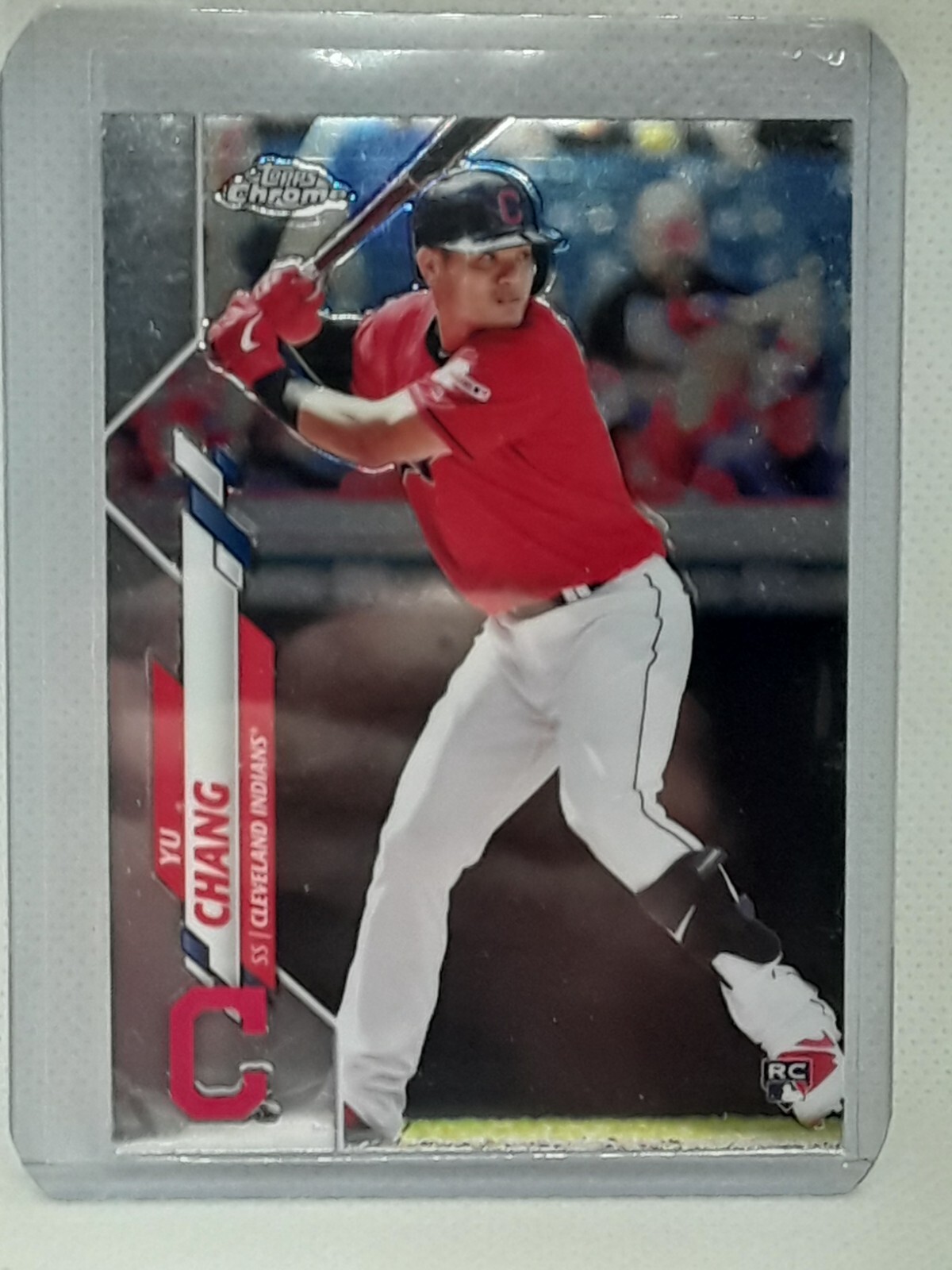 Yu Chang 2020 Topps Chrome Baseball - #173 RC - Cleveland Guardians