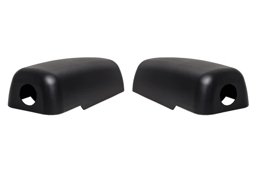03-09 Kodiak Topkick Right Left Side Mirror Cap Housing Cover Black Set OEM NEW