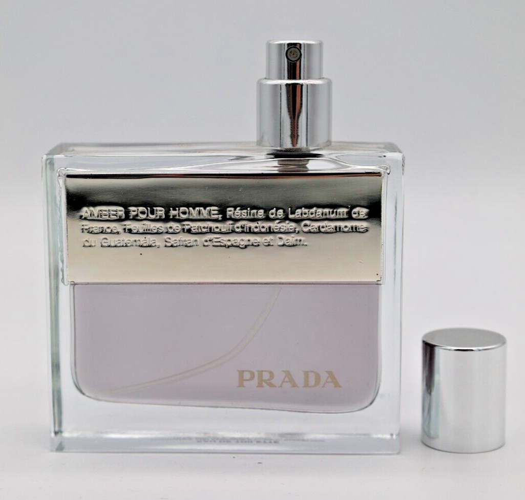 Prada Amber Pour Homme 50ml / 1.7 oz EDT Vintage Authentic