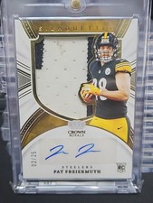 2021 Panini Chronicles - Crown Royale Silhouette Autographs Pat Freiermuth 02/25