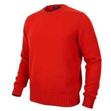 1960s Vintage Brooks Brothers Scotland Real Shetland 100 New Wool Red Sweater M