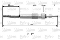 GlÜHkerze Valeo 345125 FÜR Audi Seat Skoda VW VorglÜHkerze DieselglÜHkerze