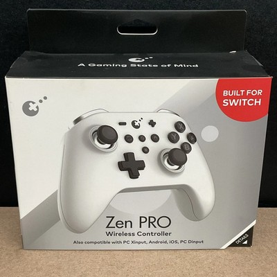 Zen Pro Wireless Gaming Controller Built For Switch iOS-PC Android Xbox - White