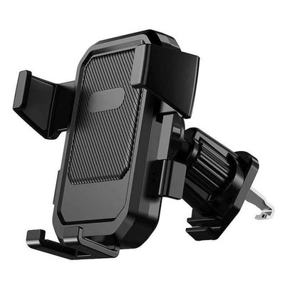 Super Stable Air Vent Cell Phone Car Mount with Metal Hook Clip, 360° Rotation