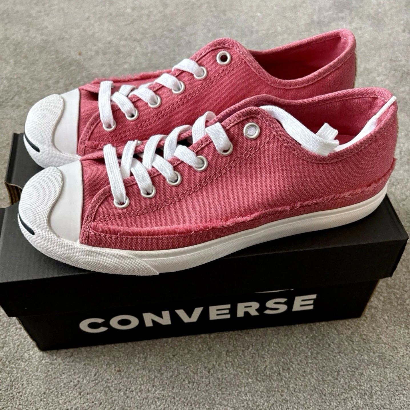 Scarpe da ginnastica basse Converse Jack Purcell rosa prezzo consigliato £ 65 Regno Unito
