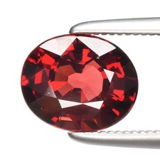 💎 1.51ct VVS Oval Natural Purplish Pink Rhodolite Garnet - Africa Gemstone