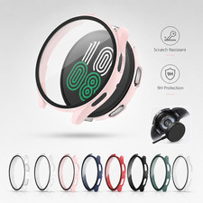 Fr Samsung Galaxy Watch 4 5 6 7 40/44 Tempered Glass Protector Screen Case Cover
