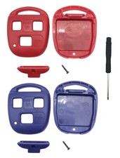 Replacement Key Fob Shell Case Fit for Lexus ES GS GX IS LS LX RX Red Blue