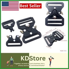 2 Pack Metal Tactical Belt Buckles Quick Release Heavy Duty Replacement