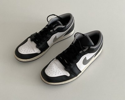 Nike Air Jordan 1 Low Black/particle Grey-White Gr. 45,5