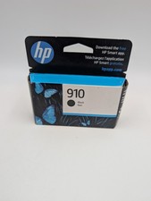 HP 910 Black Ink Cartridge Unopened Box Exp October 2024