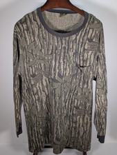 Vintage Spartan Realtree Shirt Mens XL Camo Long Sleeve Hunting 80s 90s USA Made
