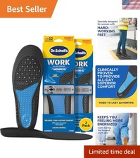 Odor Control and Comfort - Massaging Gel Insoles for Hard-Working Feet