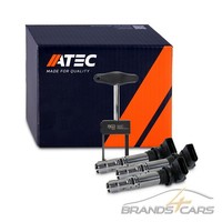 3X Atec ZÜNdspule FÜR Seat Ibiza Toledo Skoda Fabia Roomster VW Polo 9N 6R 1.2