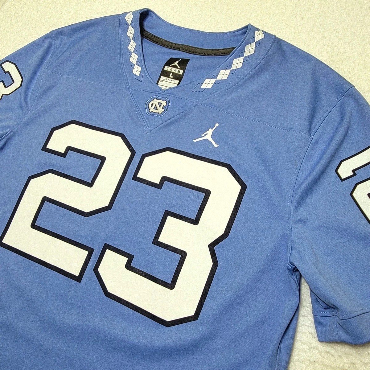 Air Jordan Dri-Fit UNC North Carolina TarHeels #23 Football
