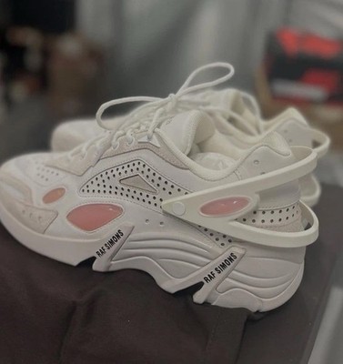 RAF Simons Cylon 21 Bone White & Pink US Size 9.5 (EU43)