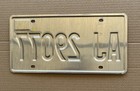 2018 Illinois IL License Plate AJ 29077 — photo 2