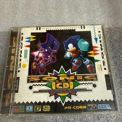 Sonic the Hedge Hog Hedgehog CD Mega CD MCD SEGA G-6021 1993 mit Hülle Handbu...