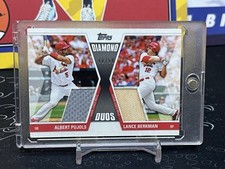 Albert Pujols/Lance Berkman Topps 2011 Diamond Jersey Patch 48/50