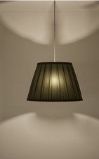 M&S Fabric Wide Pleated Lamp Shade – 30cm – Easy Fit –