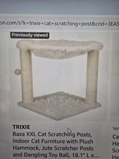 Cozy Cat Tree with Scratching Post Hammock Play Station for Indoor Cats