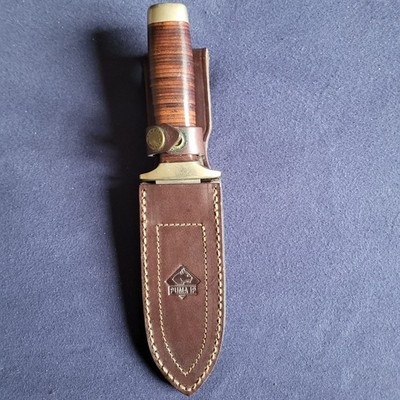 Messer Puma Modell ''leather-scout''