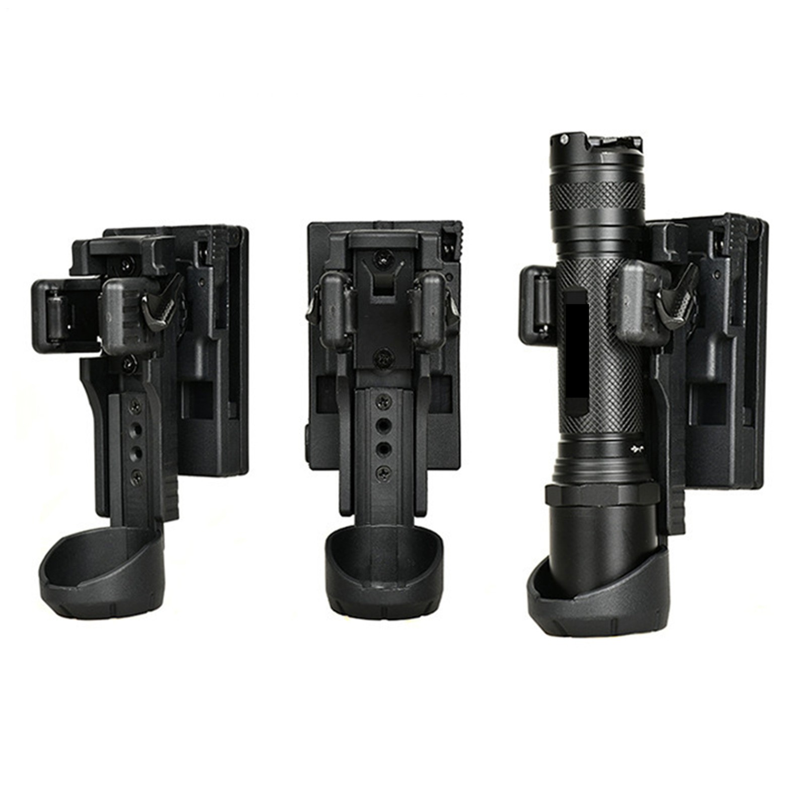 Flashlight Cover Flashlight Pouch Holster Belt Carry Case Holder Torch Clip 