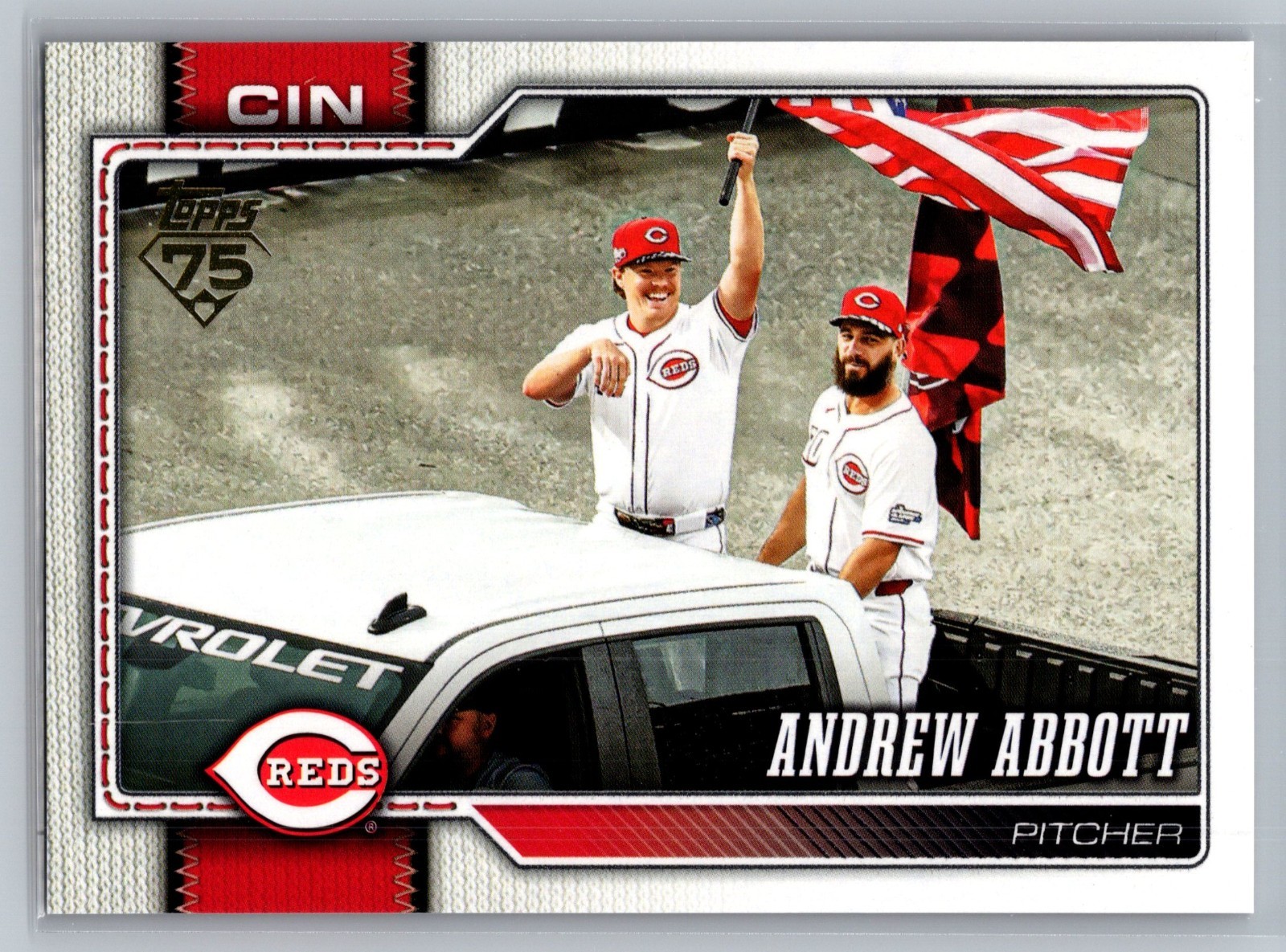 2026 Topps Series 1 Andrew Abbott #218 Golden Mirror Variation SSP