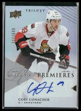 2013-14 Upper Deck Trilogy Cory Conacher RC Auto /699 #131 Ottawa Senators