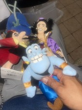 Disney Aladdin bean bag plush toy. 10  Genie And Jafar