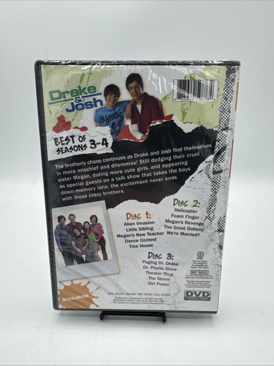 Drake Josh Best of Seasons and (DVD, 2006, 3-Disc Set) for