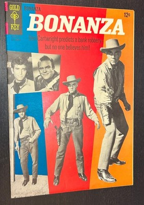 BONANZA #17 (Gold Key Comics 1965) -- Silver Age Photo Cover -- VF/NM