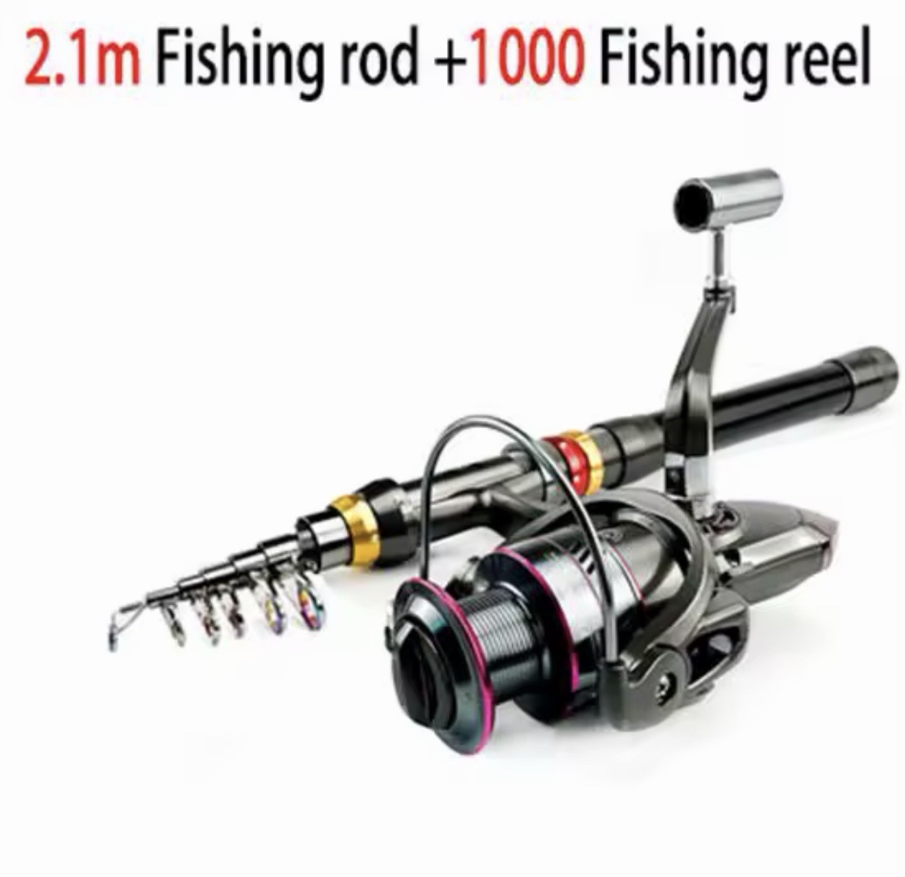New Carbon Fiber Fishing Rod And Reel Combo Super Hard Telescopic Fishing Poles