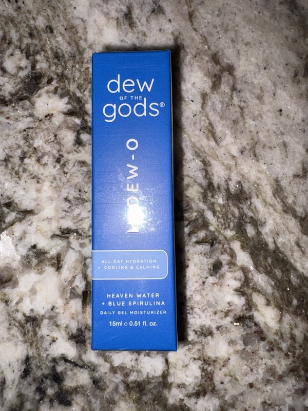 dew of the gods H-DEW-O Blue Spirulina Gel Moisturizer Face 15mL 0.51 fl oz