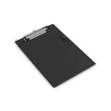 Rapesco 1072 Standard PVC Clipboard, A5, Black