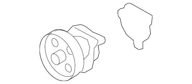 Bomba de agua genuina Nissan 2007-2015 Rogue 21010-6N226 nueva OEM Foto 2 de 4