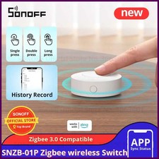 SONOFF SNZB-01P Zigbee Wireless Switch Custom Button Action Smart Scene Support