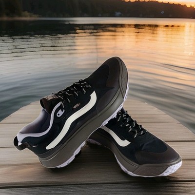 Vans MTE Crosspath Hiking Sneaker Men s 10 (721356) Unisex Black White Purple