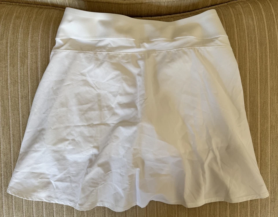 Falda Puma Mujer Mediana Blanca Forma PWR Tenis Golf Elastizada Atlética Nuevas Etiquetas Foto 3 de 4