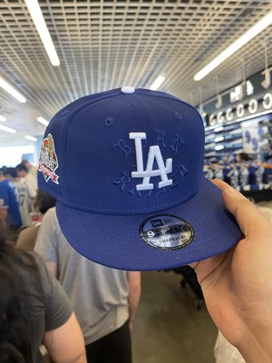NEW ERA BORN X RAISED + DODGERS 2024 WORLD SERIES SNAPBACK: Blue 5