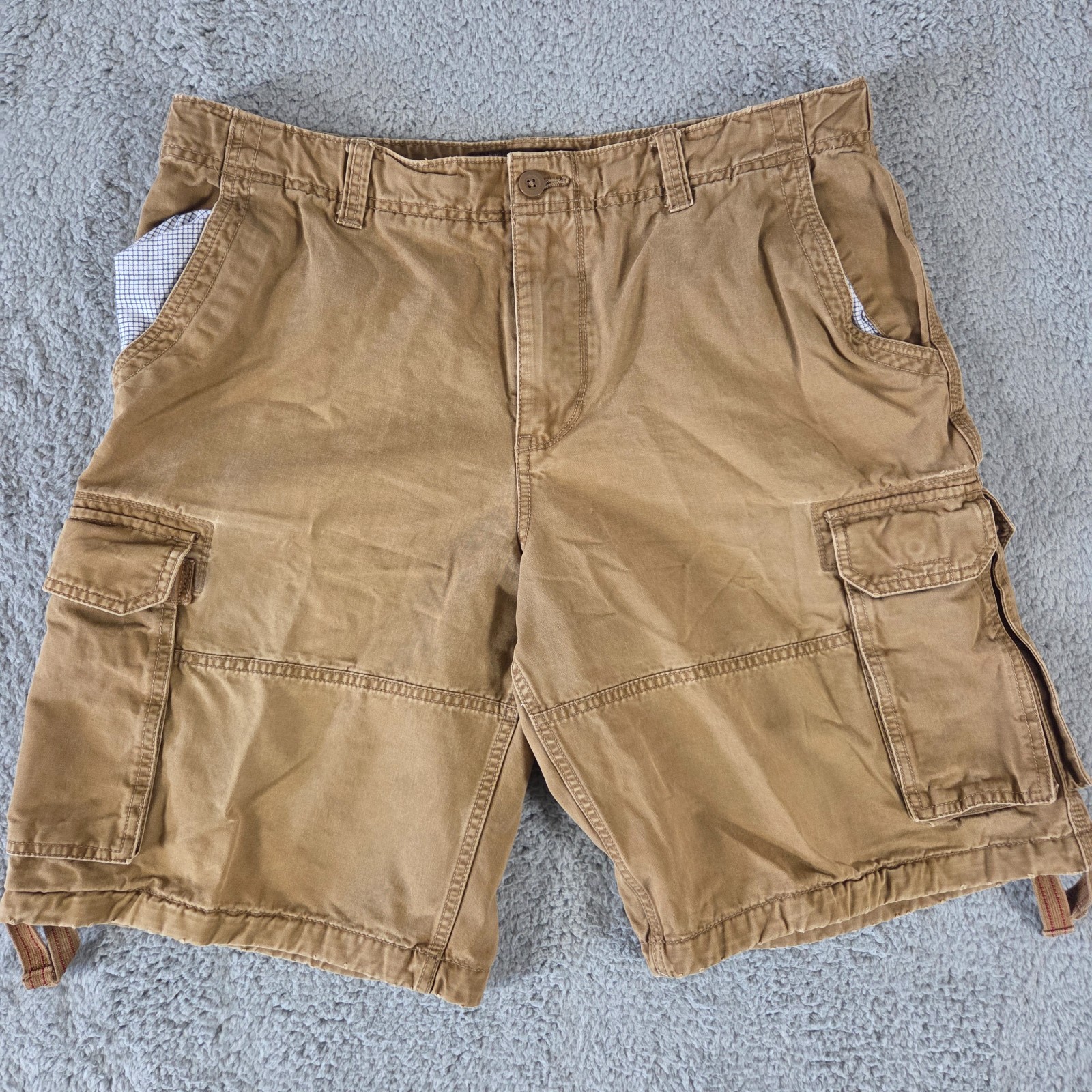VINTAGE Old Navy Shorts Mens 38 Tan Cargo 11