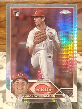 2023 Topps Chrome Update Series - Brandon Williamson #USC64 Prism Refractor (RC)