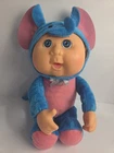 Cabbage Patch Kids Exotic Friends Everly Elephant #135 Plush Doll Blue/Pink