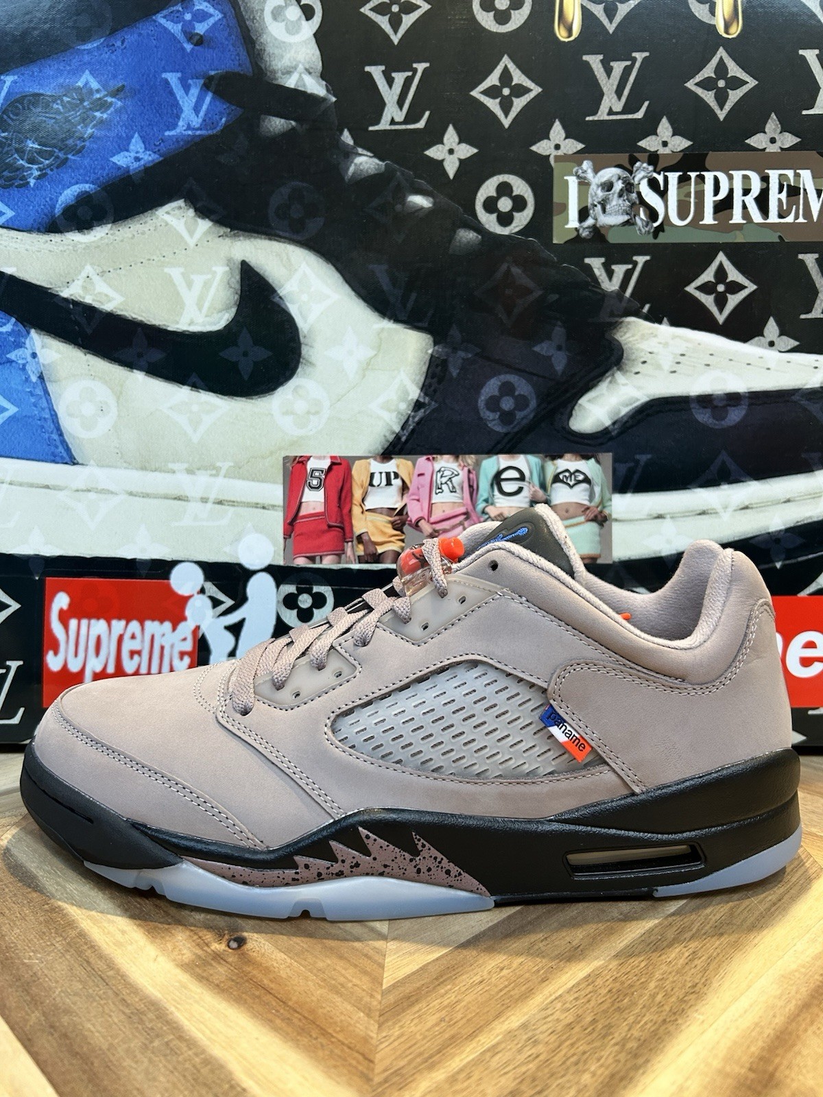Size 12 - Paris Saint-Germain x Air Jordan 5 Retro Low Paname DX6325 204 Soccer