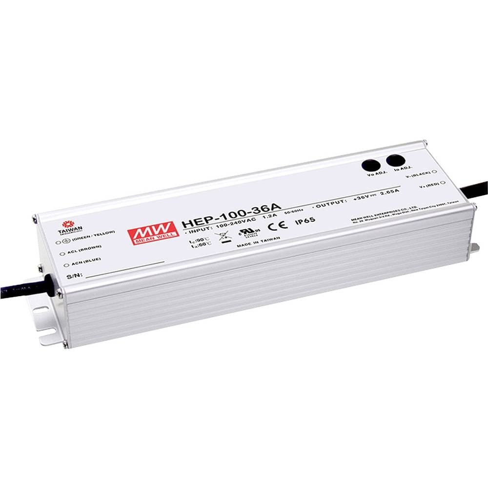 Bloc alimentation 12V 100W MEAN WELL HEP-100-12A pour environnements industriels exigeants