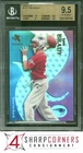 2000 E-X #122 TOM BRADY RC ROOKIE PATRIOTS #'D/1500 4SC ELITE BGS 9.5