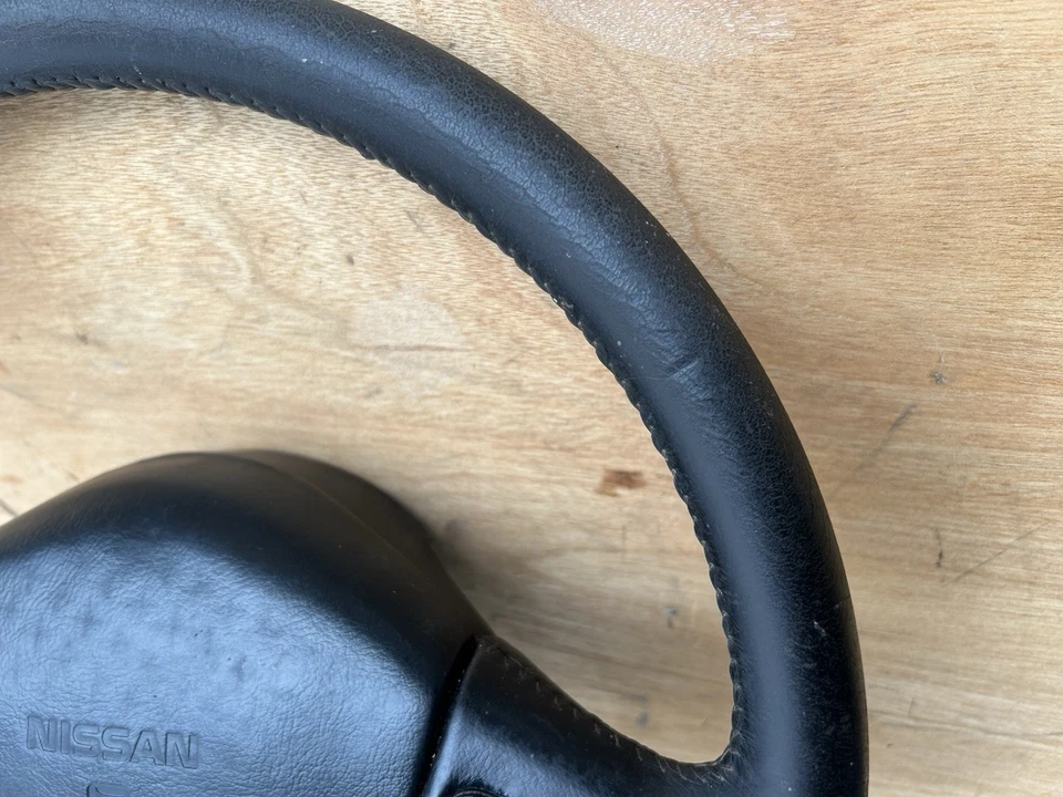 Volante 89-94 Nissan 240SX OEM S13 USDM com cruzeiro em bom estado! - Imagem 4 de 4