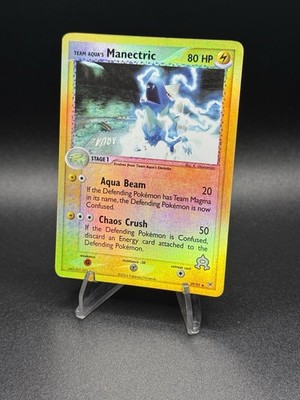 Team Aqua's Manectric 29/95 Team Magma vs Team Aqua Reverse Holo