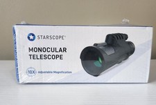 Starscope Monocular Telescope 10X Adjustable Magnification New Factory Sealed