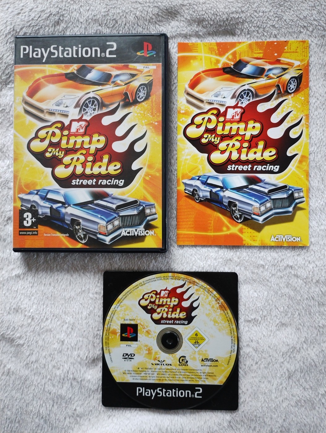 mtv pimp my ride street racing PS2 PAL FR TBE